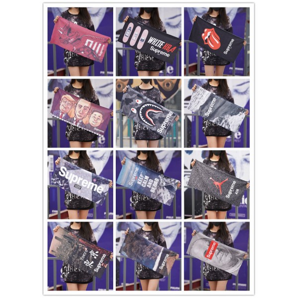 シュプリーム タオル supreme 運動タオル フェイスハンドタオル 吸水