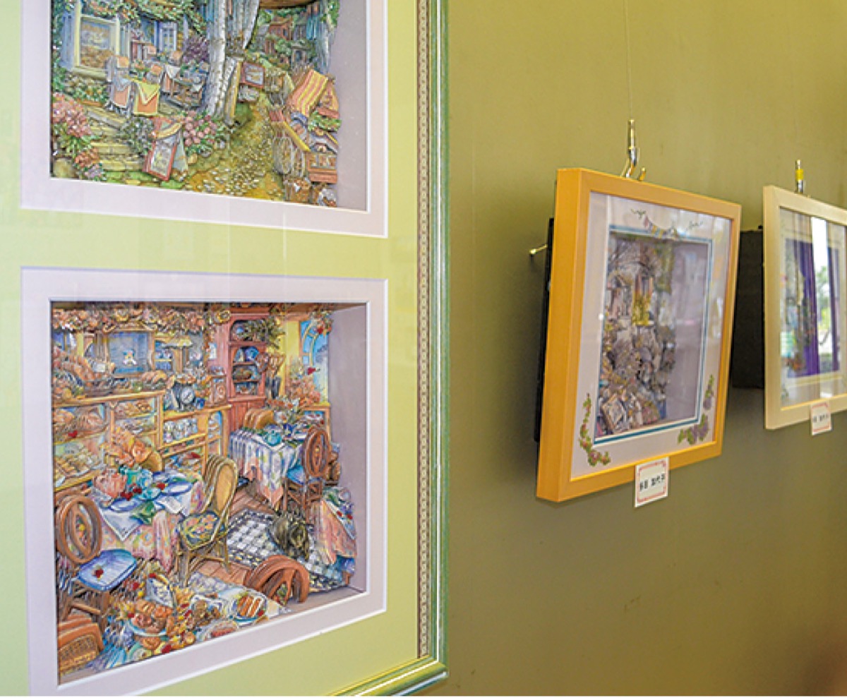 シャドーボックス 立体的な絵の世界 中央公民館で作品展 | 伊勢原