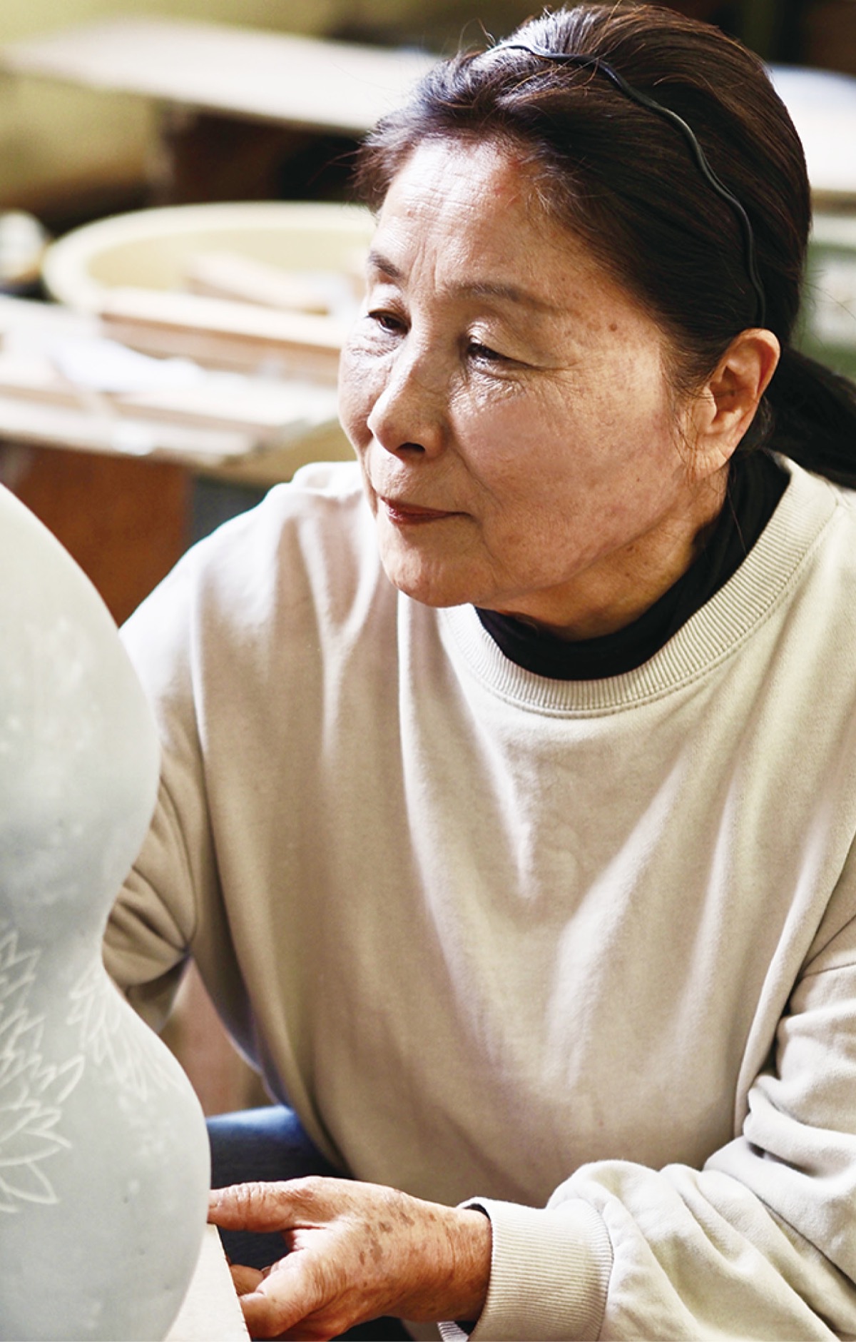 陶芸家 村山恵子さん NHK会長賞に 日本新工芸展で新境地 | 伊勢原