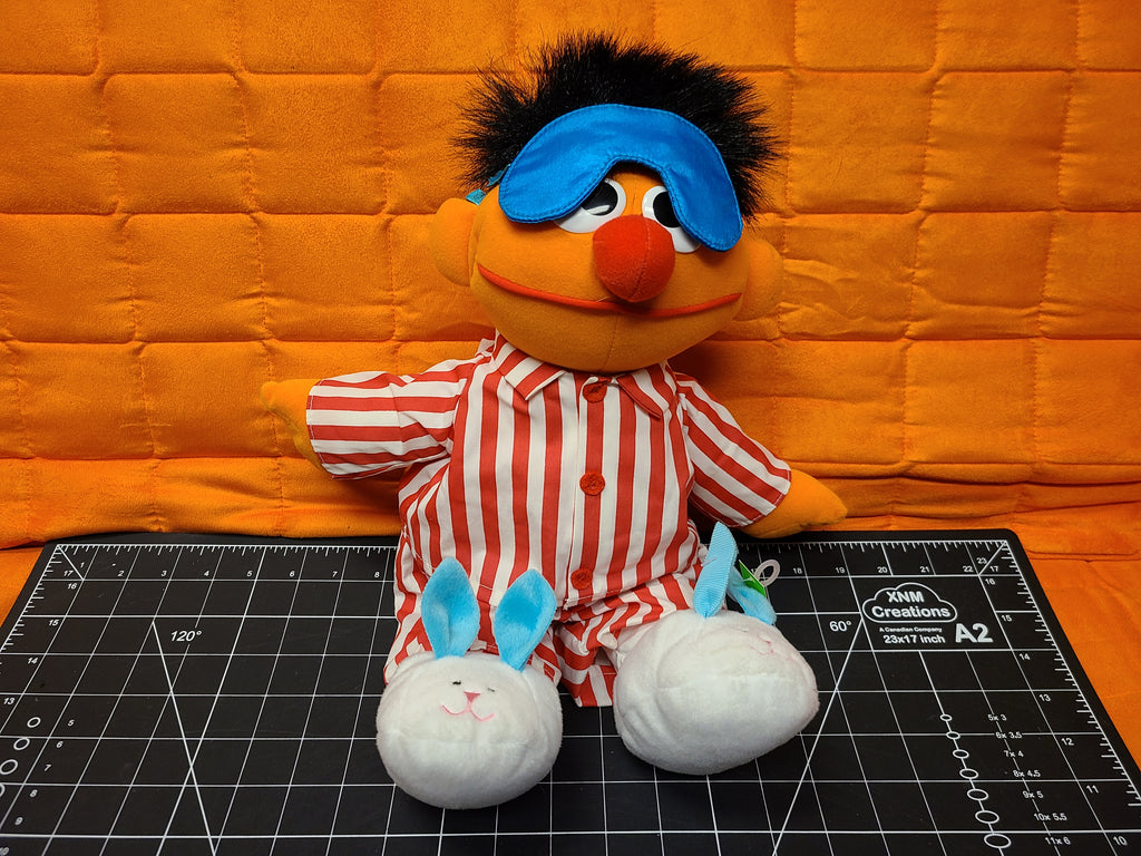 Tyco Vintage Sing and Snore Ernie Sesame Street Stuffed Doll Plush