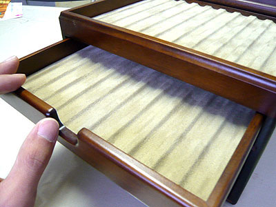 万年筆箱 [万年筆などの筆記具整頓,腕時計やカフスなど,万年筆20本収納