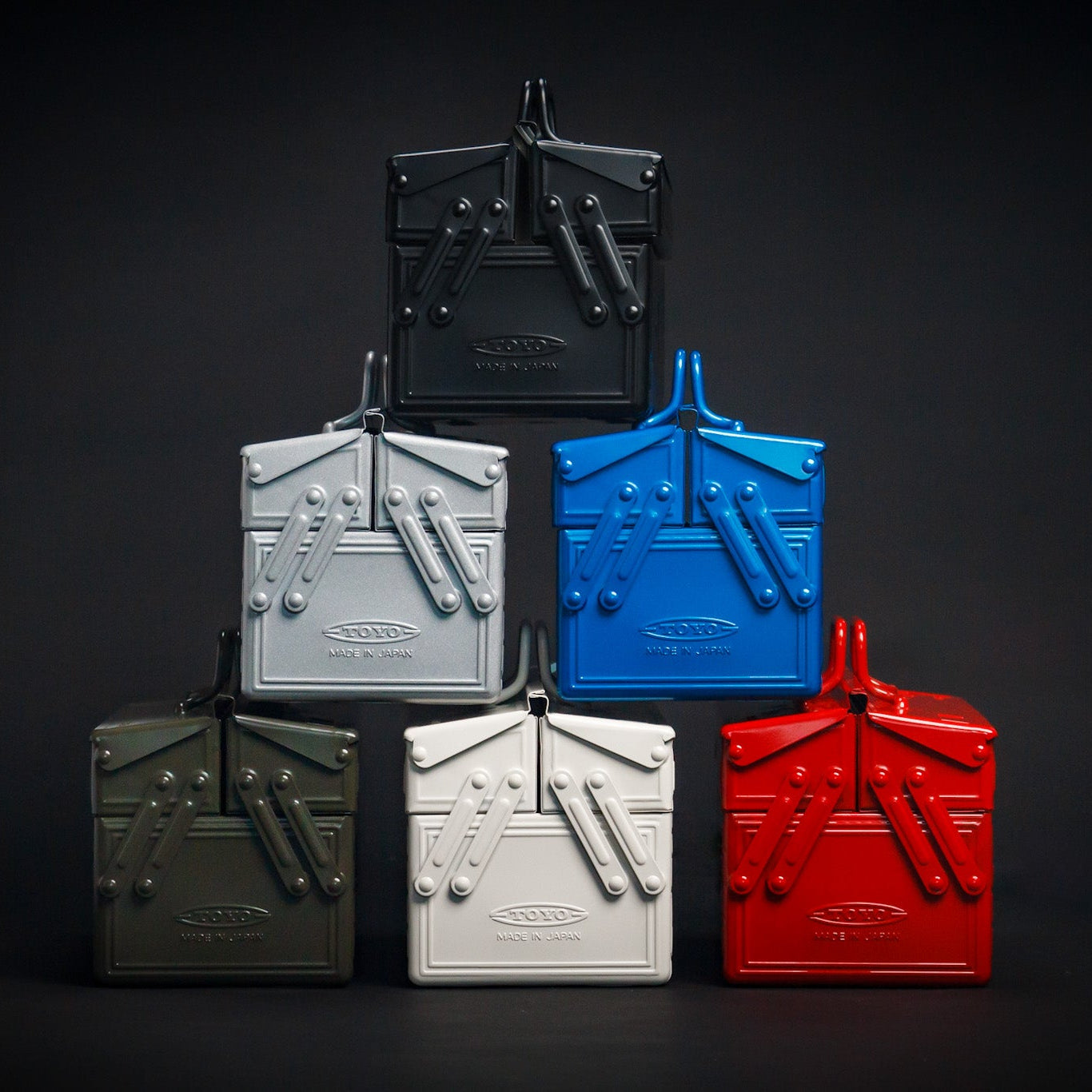 2段式工具箱 ST-350 B (ブルー) | 東洋スチール株式会社 | TOYO STEEL