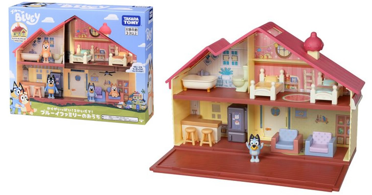 世界で大人気のキッズ向けアニメーション『BLUEY（ブルーイ）』の玩具