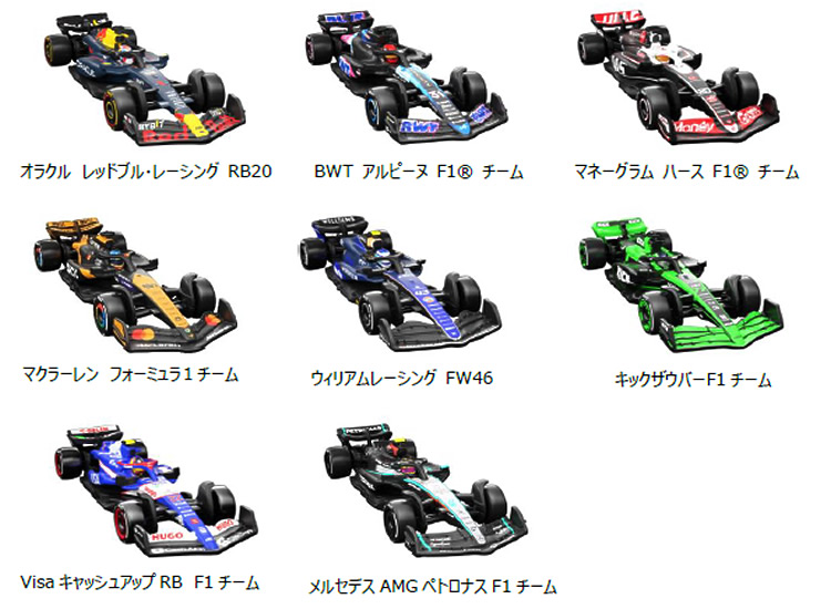F1®のスリルをおうちで楽しもう！ホットウィールのダイキャストカー