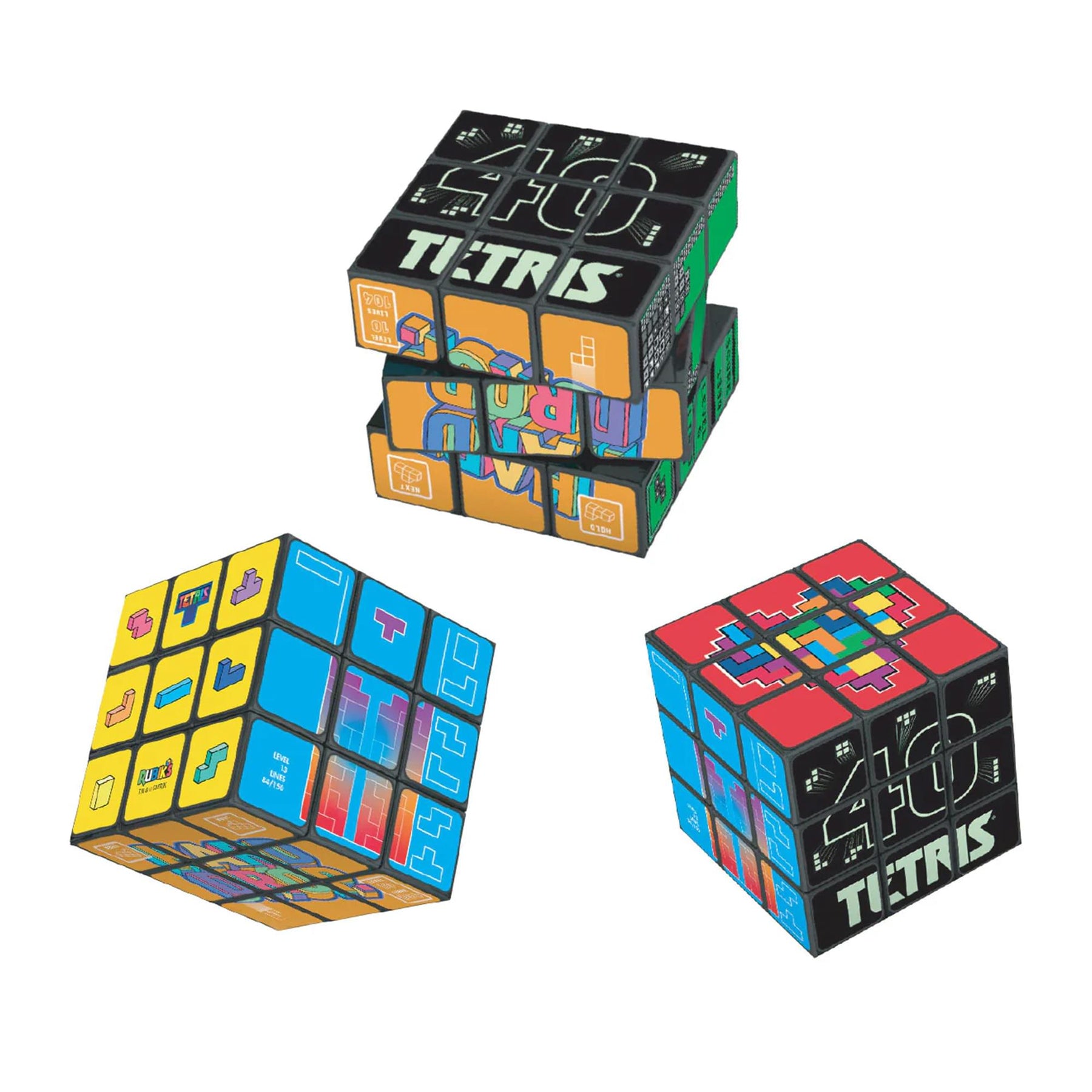 Tetris 40th Anniversary Rubik's Cube | Free Shipping