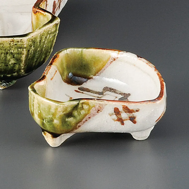 織部扇面向付のみ(和食器,鉢もの,中鉢)|食器通販の陶磁庵