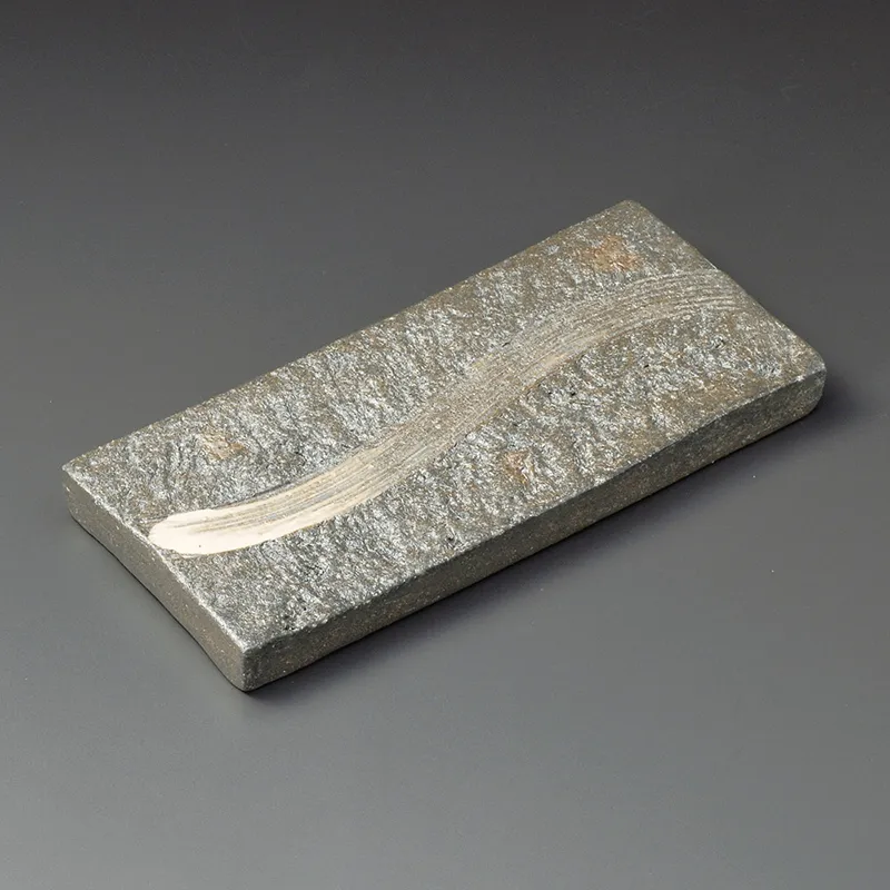 黒窯変櫛目長角皿(和風長角皿(中サイズ))|食器通販の陶磁庵