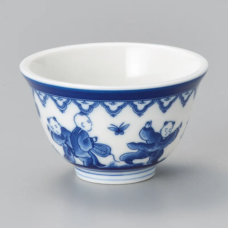 唐子2.8厚口反煎茶(煎茶碗)|食器通販の陶磁庵