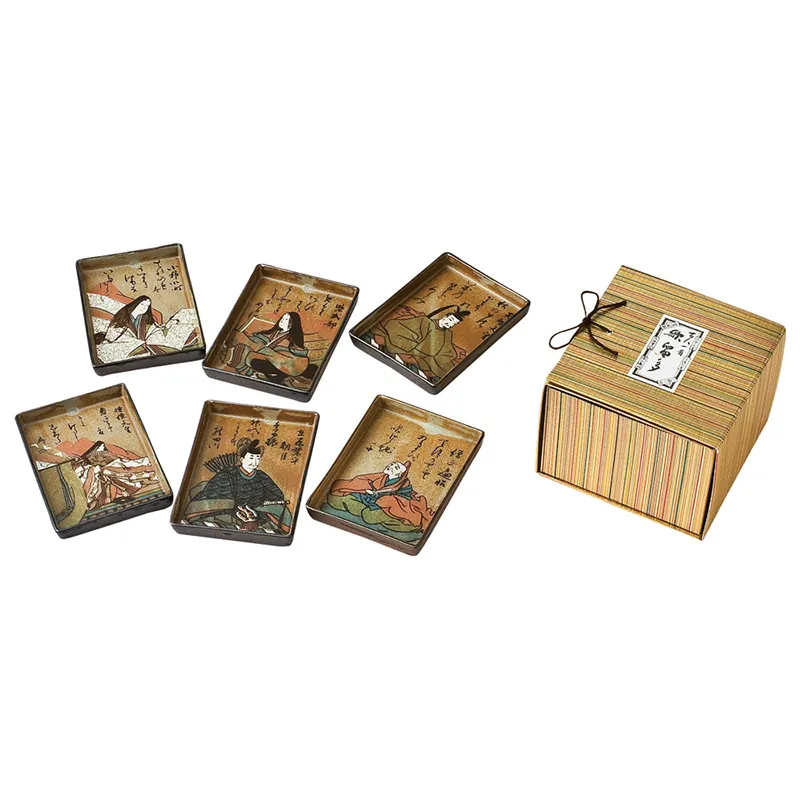 百人一首銘々皿6枚組(雑貨・インテリア・神仏具,食器・食卓小物)|食器
