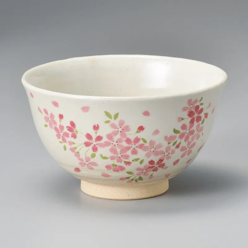 桜づくし抹茶碗(抹茶碗)|食器通販の陶磁庵