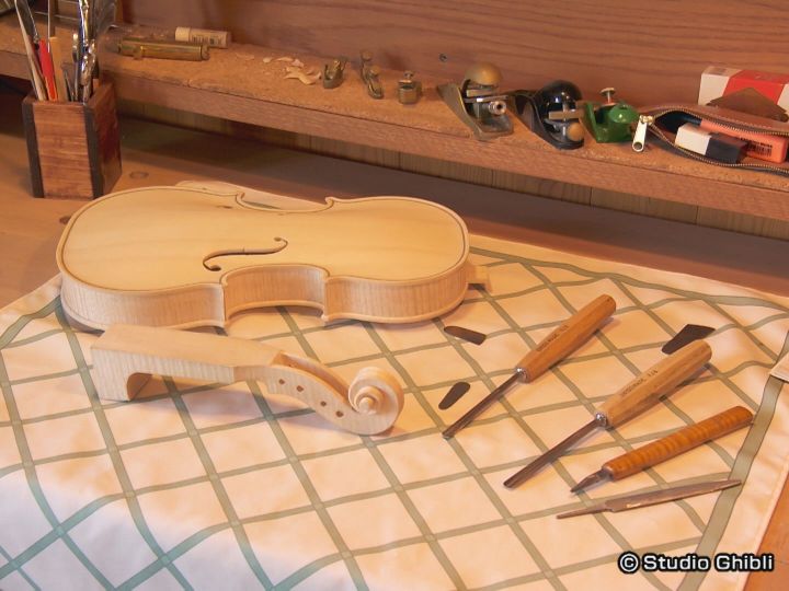 耳をすませば」で職人を意識…『ジブリパーク』バイオリン工房を吾朗