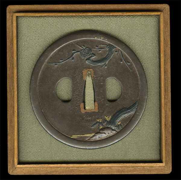 歳寒二雅図鐔 銘 会津正阿弥 | 日本刀・刀剣購入・販売・買取なら刀剣杉田