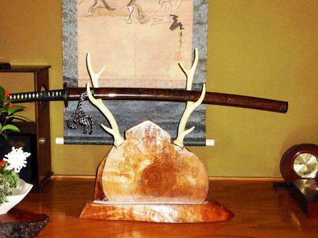 お客様の作品 刀置き | 信州・黒姫のとっこやさんBlog