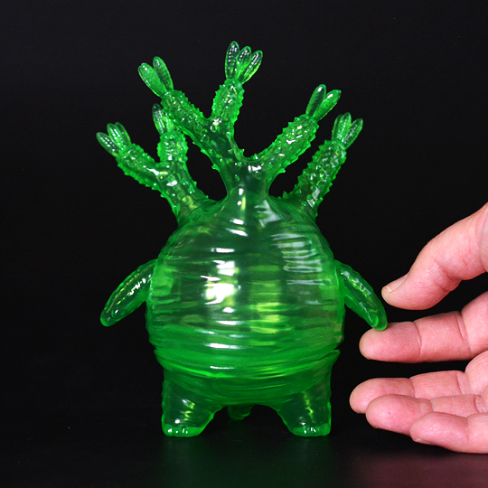 ソフビ製グラキリスちゃん (Clear Green) | 多肉植物・特別な鉢の販売