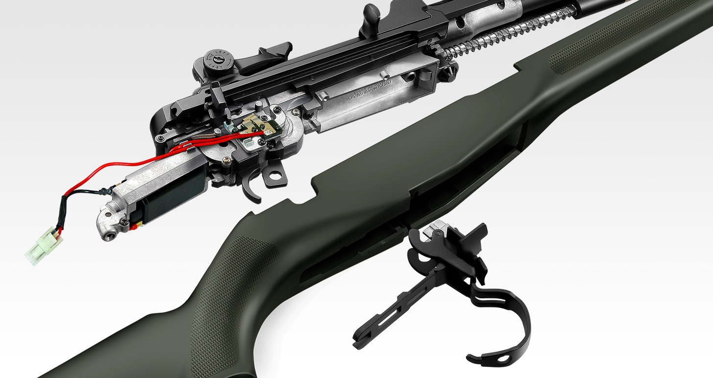 U.S.ライフル M14 ファイバータイプO.D.ストックver. - 電動ガン