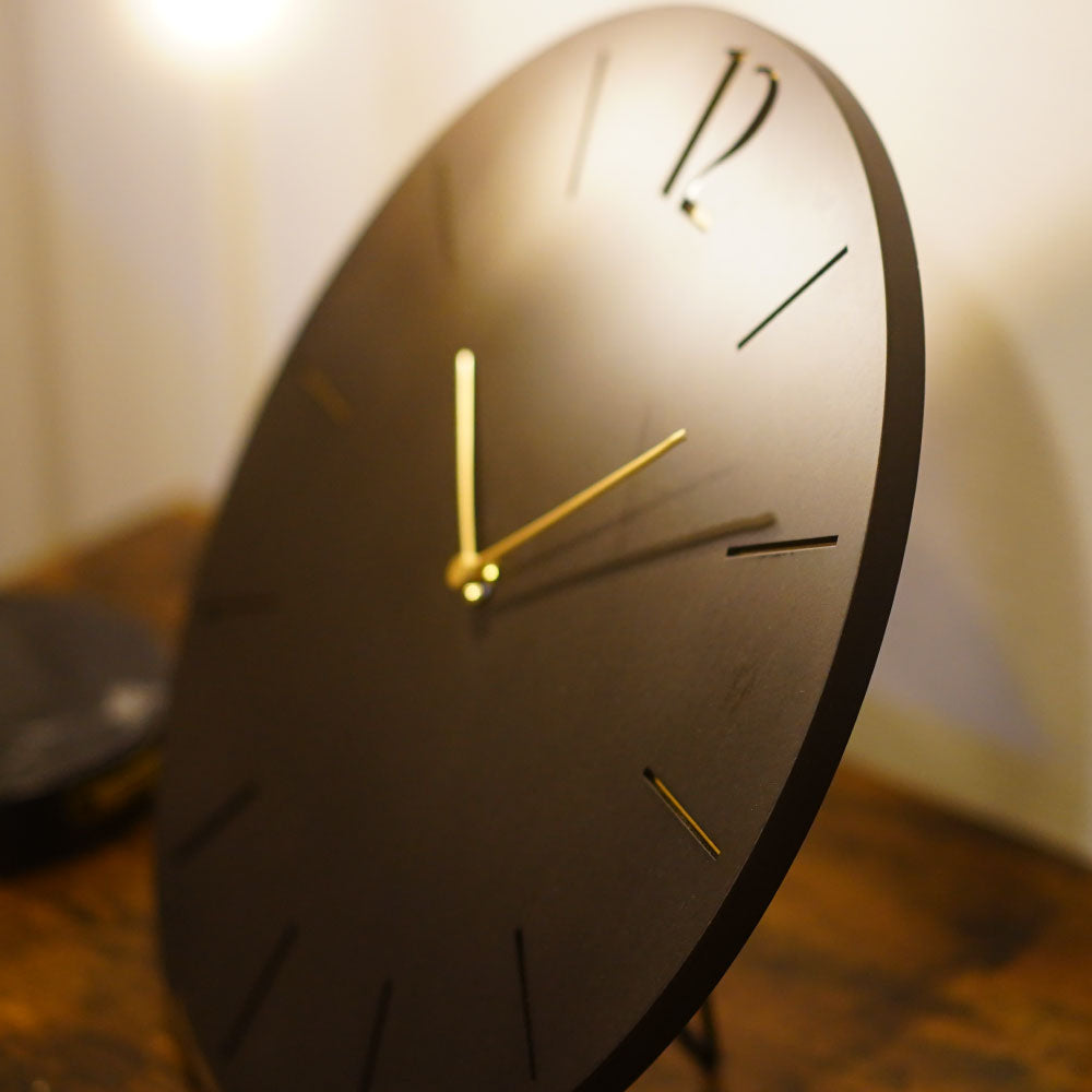 CHAMBRE PROUD CLOCK BLACK CH-065BK 電波時計 シャンブル 壁掛け時計