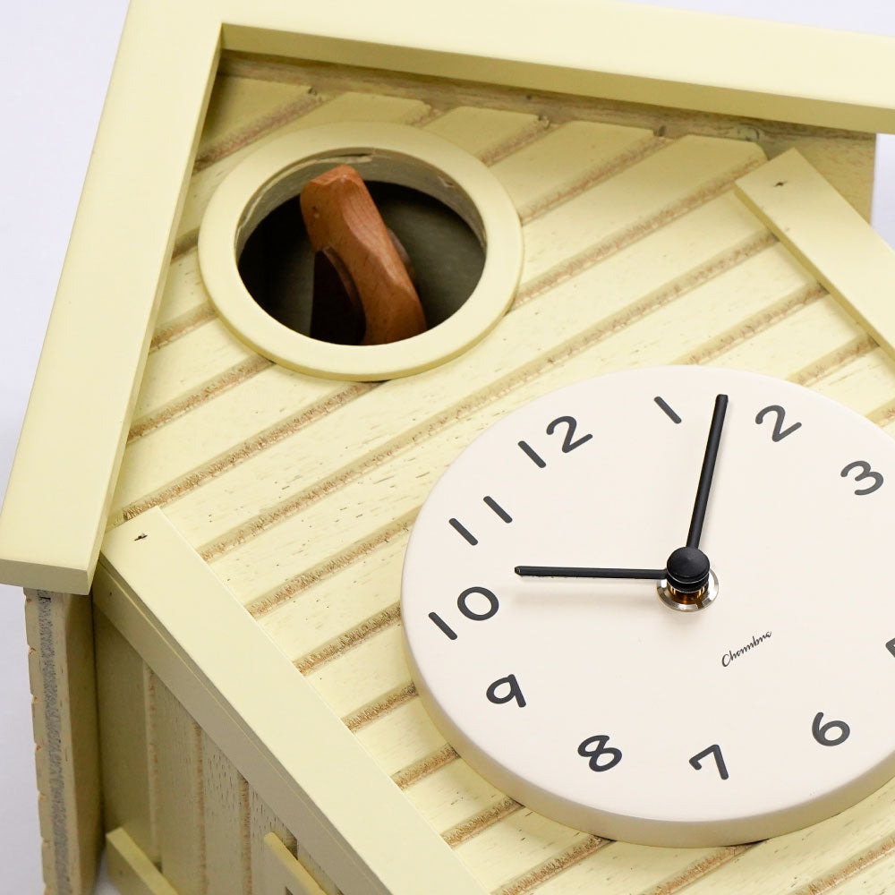 CHAMBRE Cuckoo CLOCK YELLOW CH-059YE シャンブル 時計 振り子時計