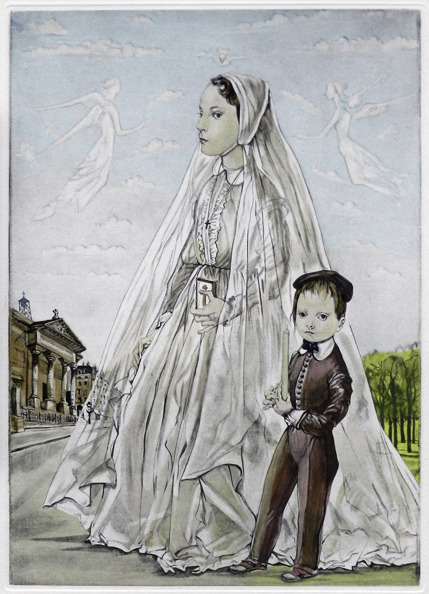 チャリティ入札会：藤田嗣治「魅せられし河：サン・フィリップ教会