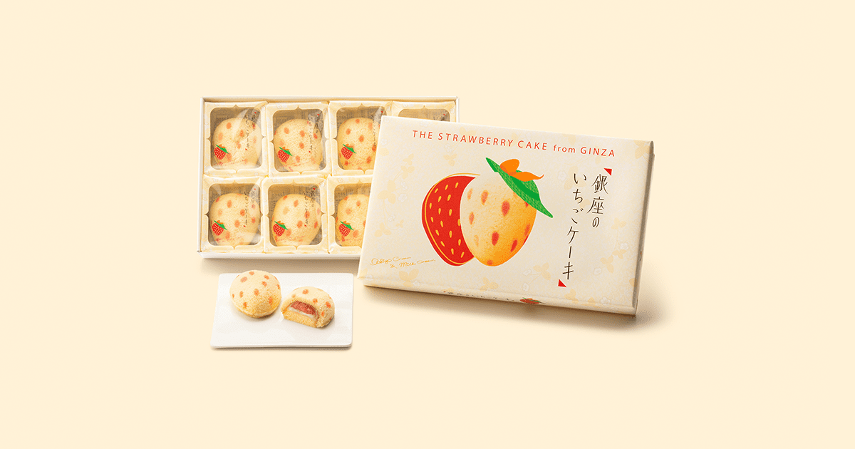 銀座のいちごケーキ」｜東京ばな奈ワールド