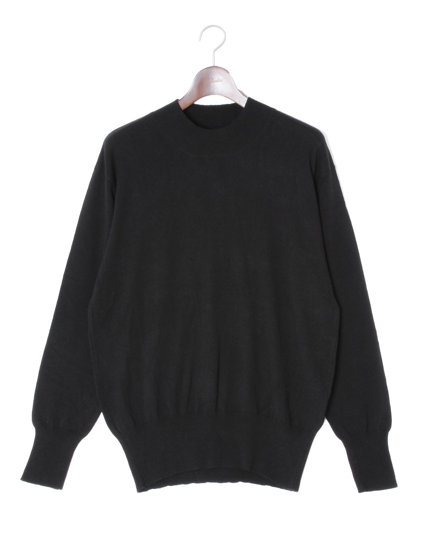 カシミヤ混 モックネックニット｜Rencontrant（レンコントラント