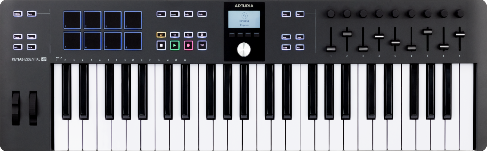 KEYLAB ESSENTIAL 49 MK3 BLACK | 49 KEY CONTROLLER | Tom Lee Music