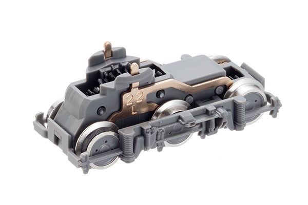 DT141E形動力台車(グレー台車枠・グレー輪心・銀車輪・3軸)｜製品情報