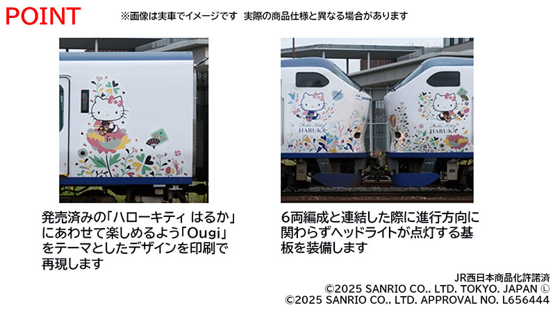 JR 281系特急電車（ハローキティ はるか・Ougi）増結セット｜製品情報