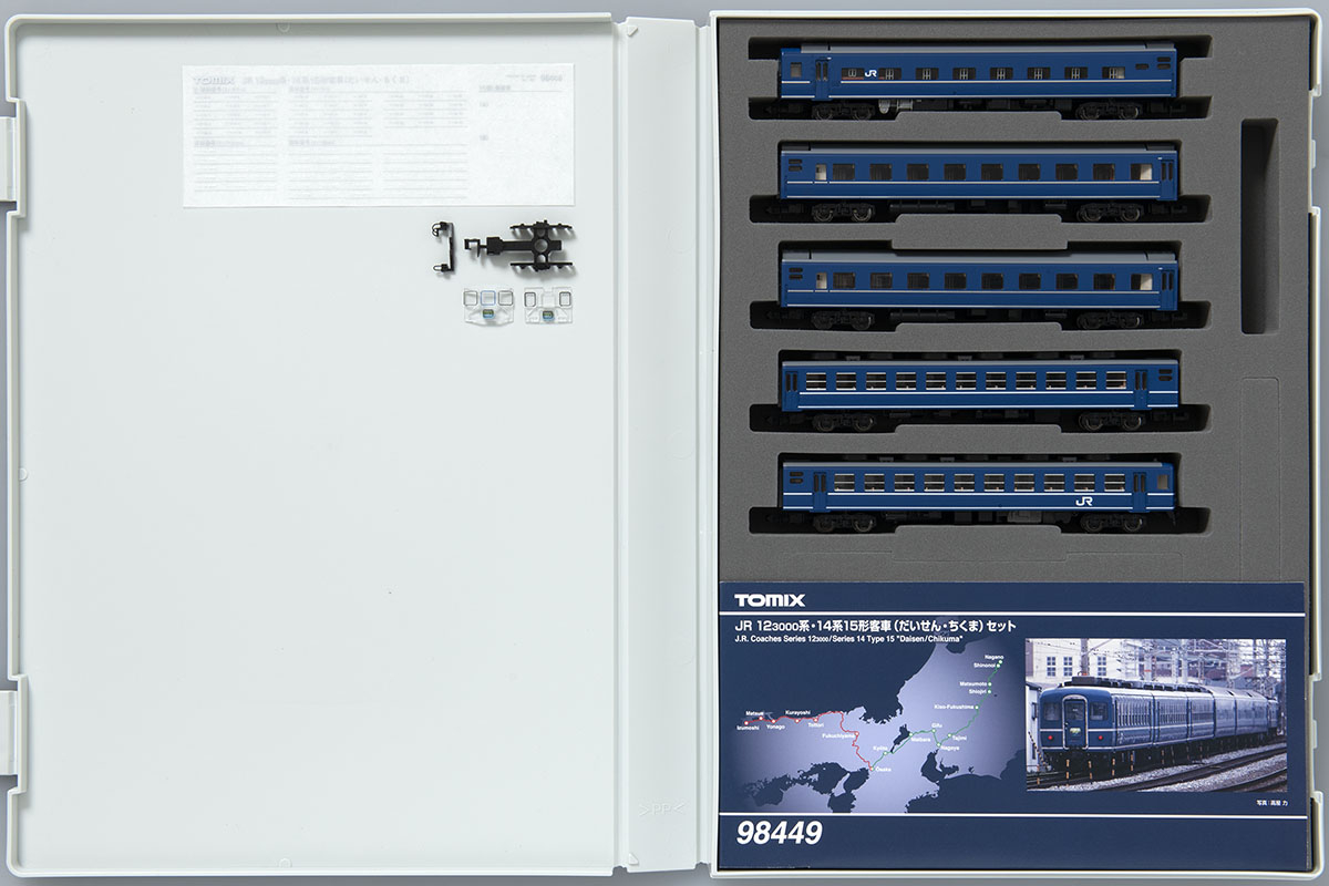 JR 12-3000系・14系15形客車(だいせん・ちくま)セット｜製品情報｜製品