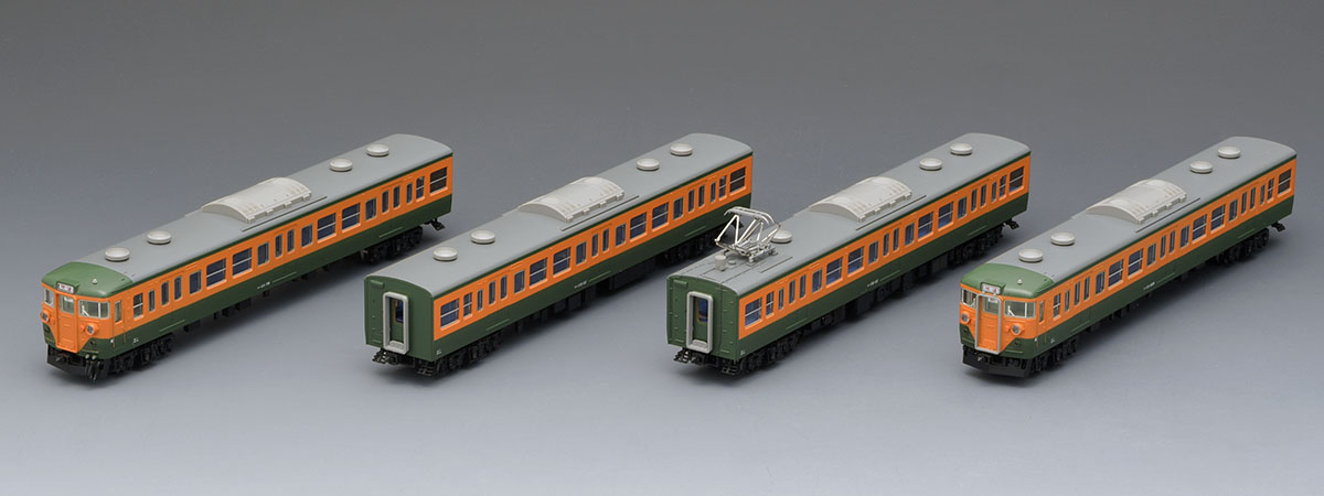 国鉄 113-0系近郊電車(冷改車・湘南色・関西仕様)基本セット ｜製品