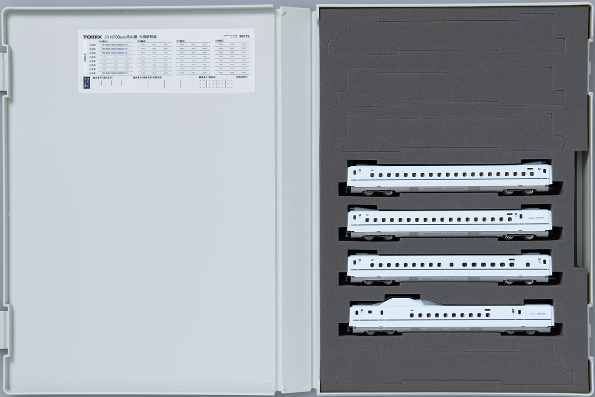 JR N700-8000系山陽・九州新幹線増結セット｜製品情報｜製品検索｜鉄道