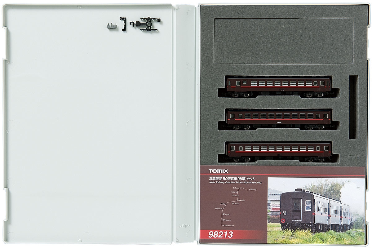 真岡鐵道 50系客車（赤帯）セット｜製品情報｜製品検索｜鉄道模型