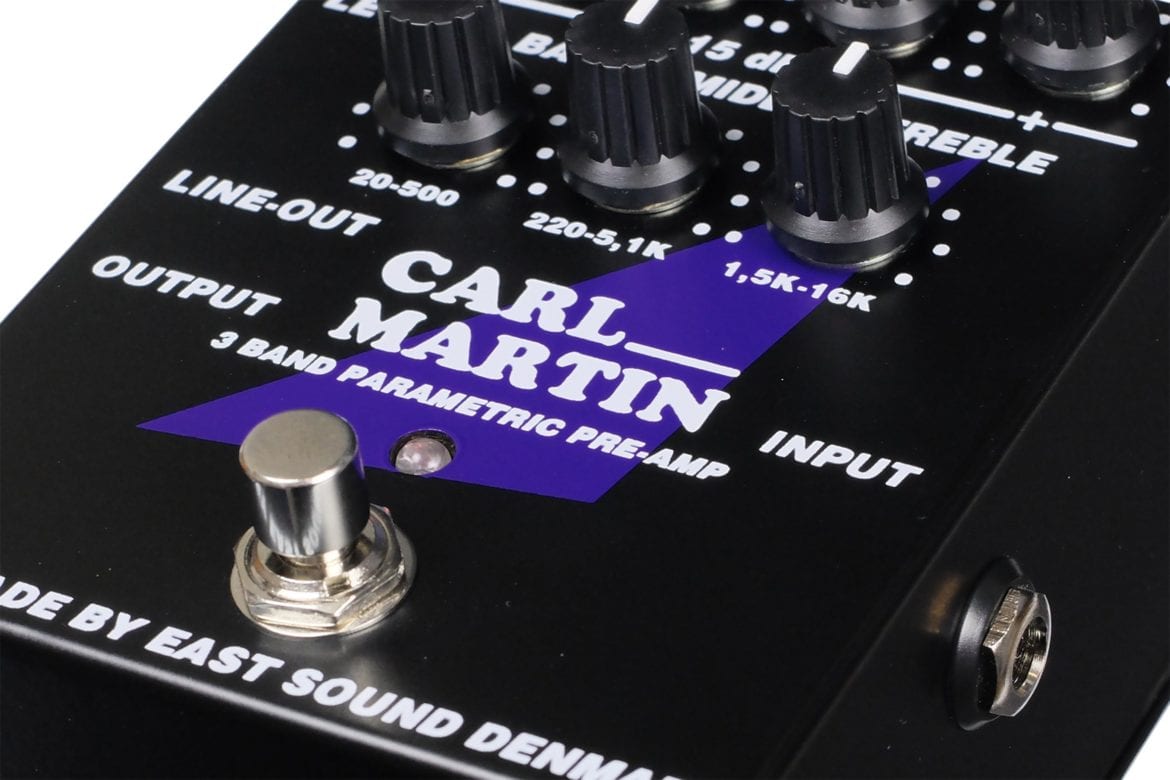 Carl Martin 3 Band Parametric Preamp - Tonebox.com