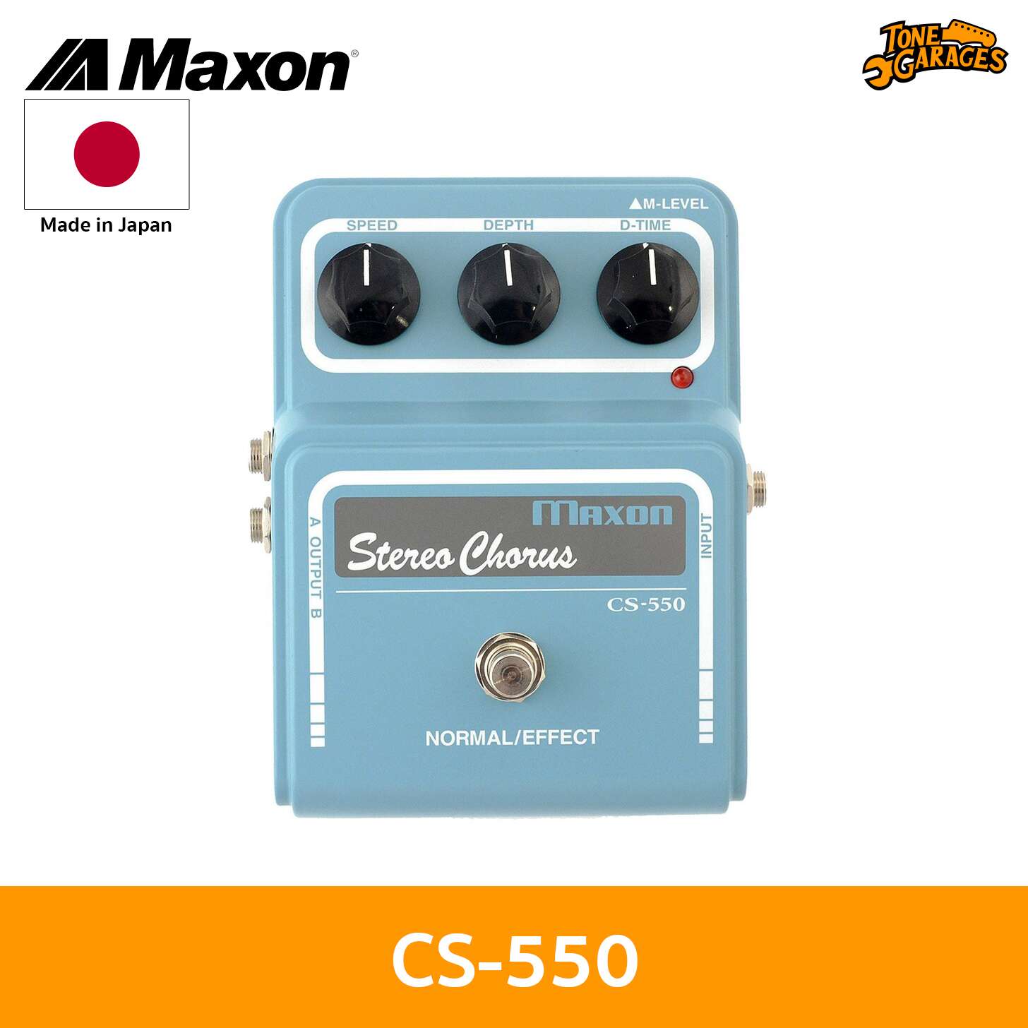 Maxon CS550 Stereo Chorus Effect – Tone Garages