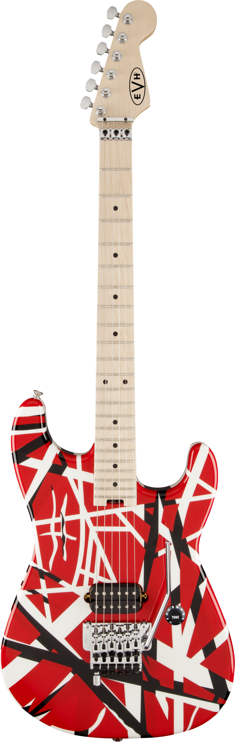 EVH Striped Series Red w/ Black Stripes – Tone Shop Guitars