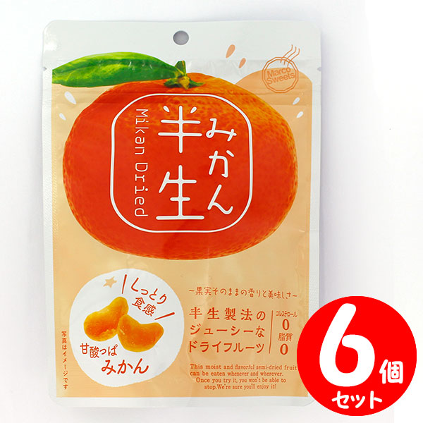 半生フルーツ みかん 75g×6個セット