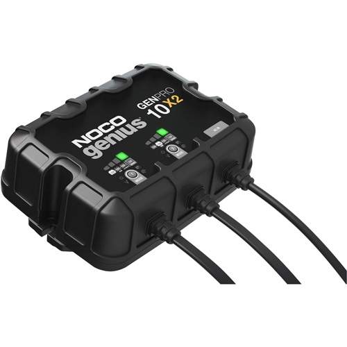 NOCO GENPRO10X2 2-Bank, 20-Amp On-Board Battery Charger, Battery