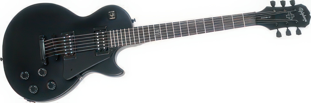 Epiphone Goth Les Paul Studio Guitar Review @TopGuitars.info