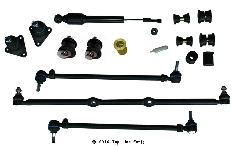 Front End Rebuilding Kit, 71-Mid 72 Lowered Super Beetle….#88-2300L