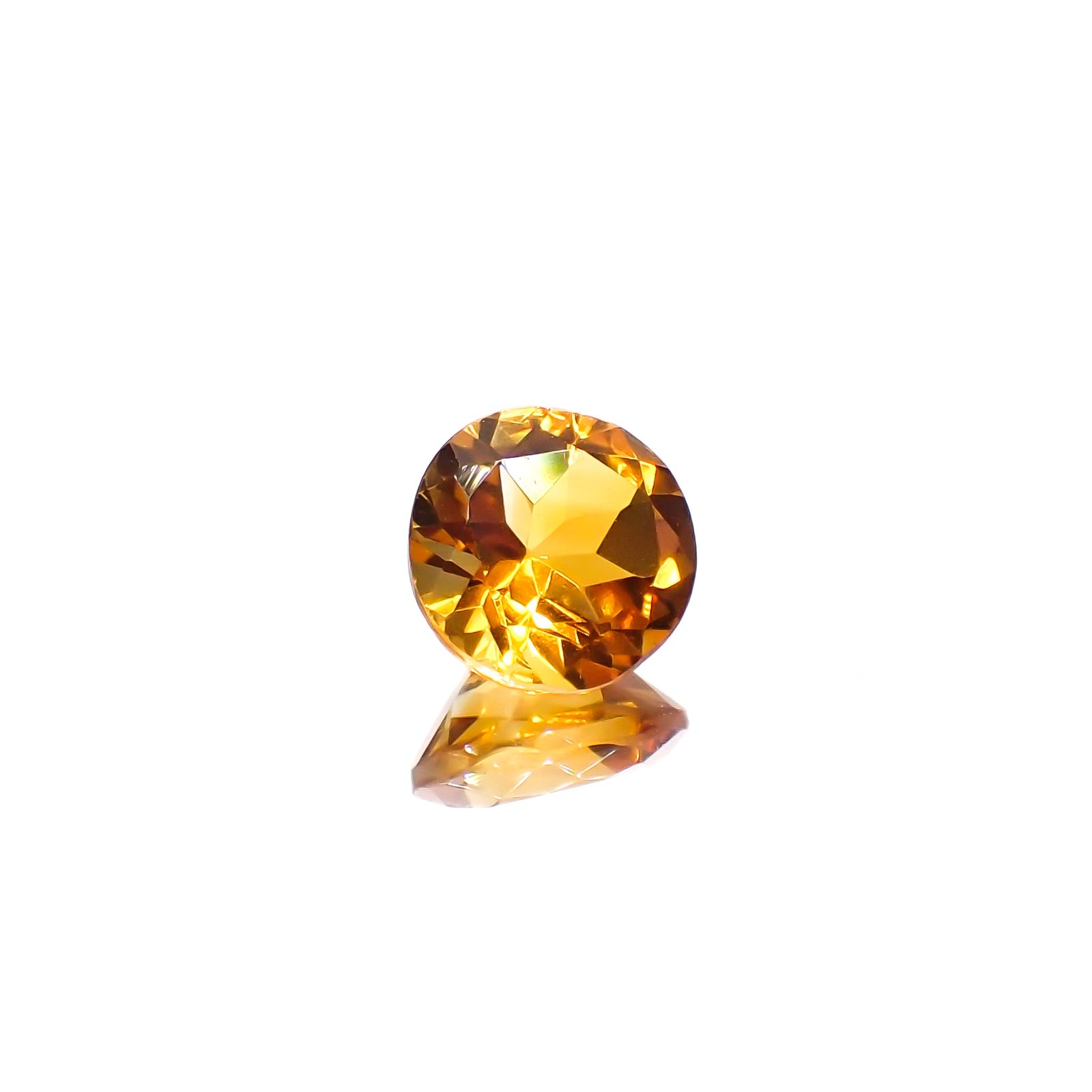 マデイラシトリン ブラジル・ミナスジェライス州産 1.64ct / 7.8x7.7mm