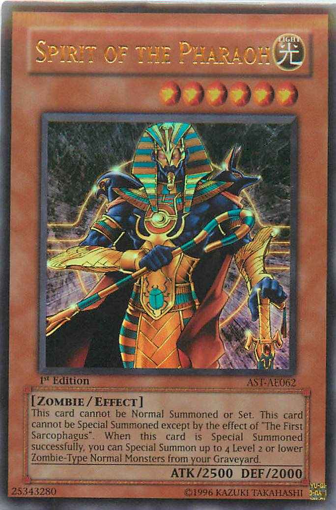 遊戯王】 スピリッツ・オブ・ファラオ アジア版 1st AST-AE062
