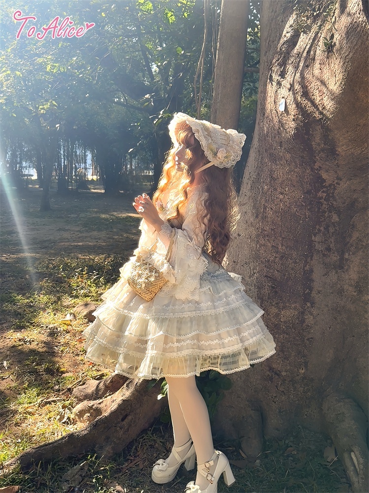 ToAlice】L1647フリルたっぷりドール姫袖ブラウス - To Alice