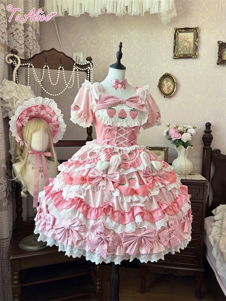 ToAlice】L1693 Lovery Strawberry Series Fullset - To Alice