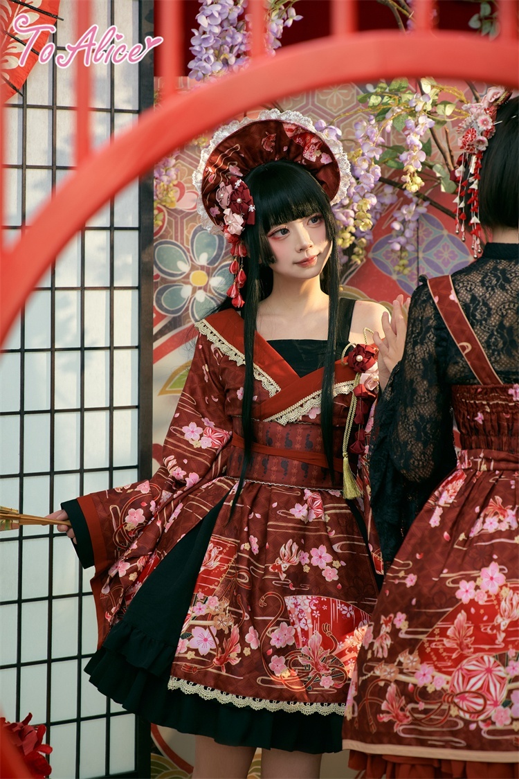 ToAlice】L276花魁風ワンピース【特価:9800円コーナー】 - To Alice