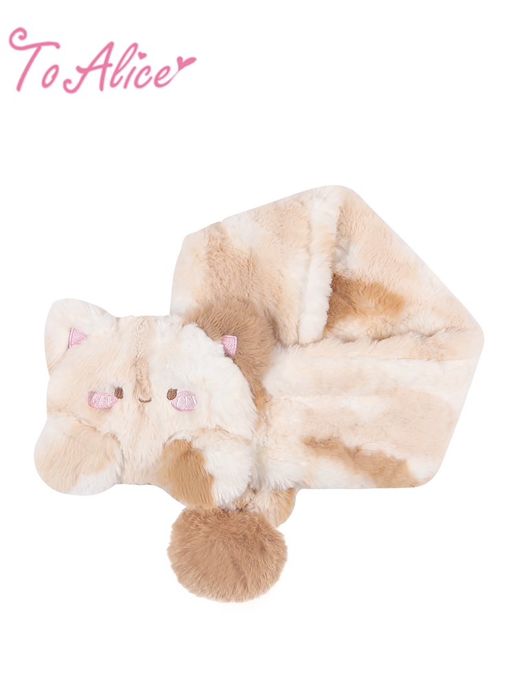 ToAlice】S2501三毛猫ちゃんマフラー【30％OFF】 - To Alice