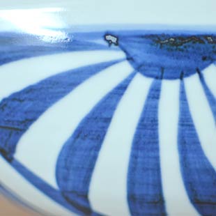 砥部焼の和食器 梅山窯の大鉢 【砥部工房 からくさ】