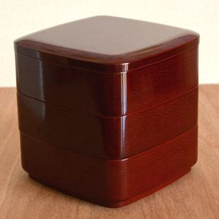 香川漆器の重箱 【砥部工房 からくさ】