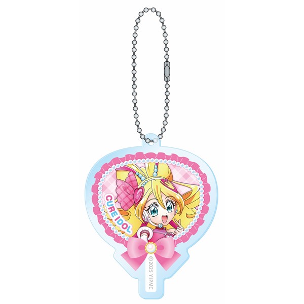 うちわ型アクリルキーホルダー(キュアアイドル)【映画キミとアイドル