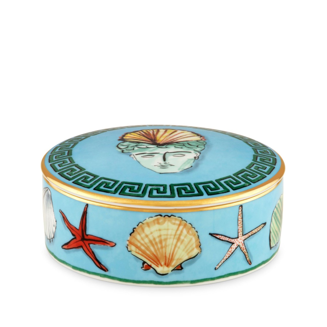 Ginori 1735 Il viaggio di Nettuno Blu Trinket Box
