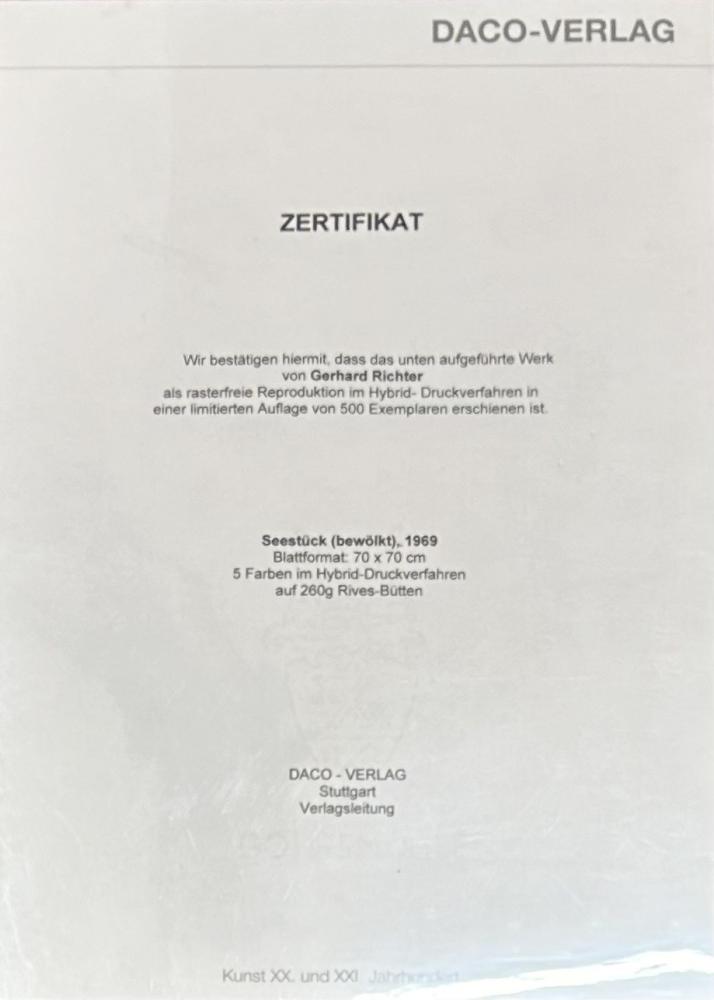 Seestuck(ポスター)Seestuck (poster)|ゲルハルト・リヒターGerhard