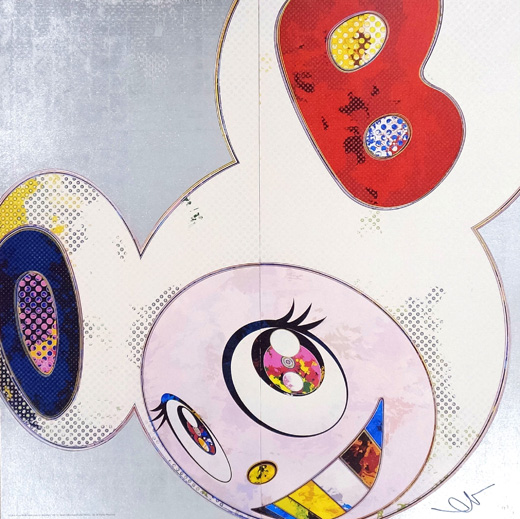 白無垢のDOB(濃紺と朱)DOB in Pure White Robe(Navy & Vermilion)|村上